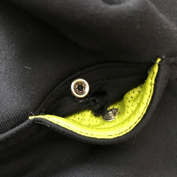 Adidas Pullover Hoodie Kids XL/Women's S/Men's M Black Neon Green Athletic - Picture 12 of 16